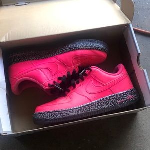 Pink and black Nike